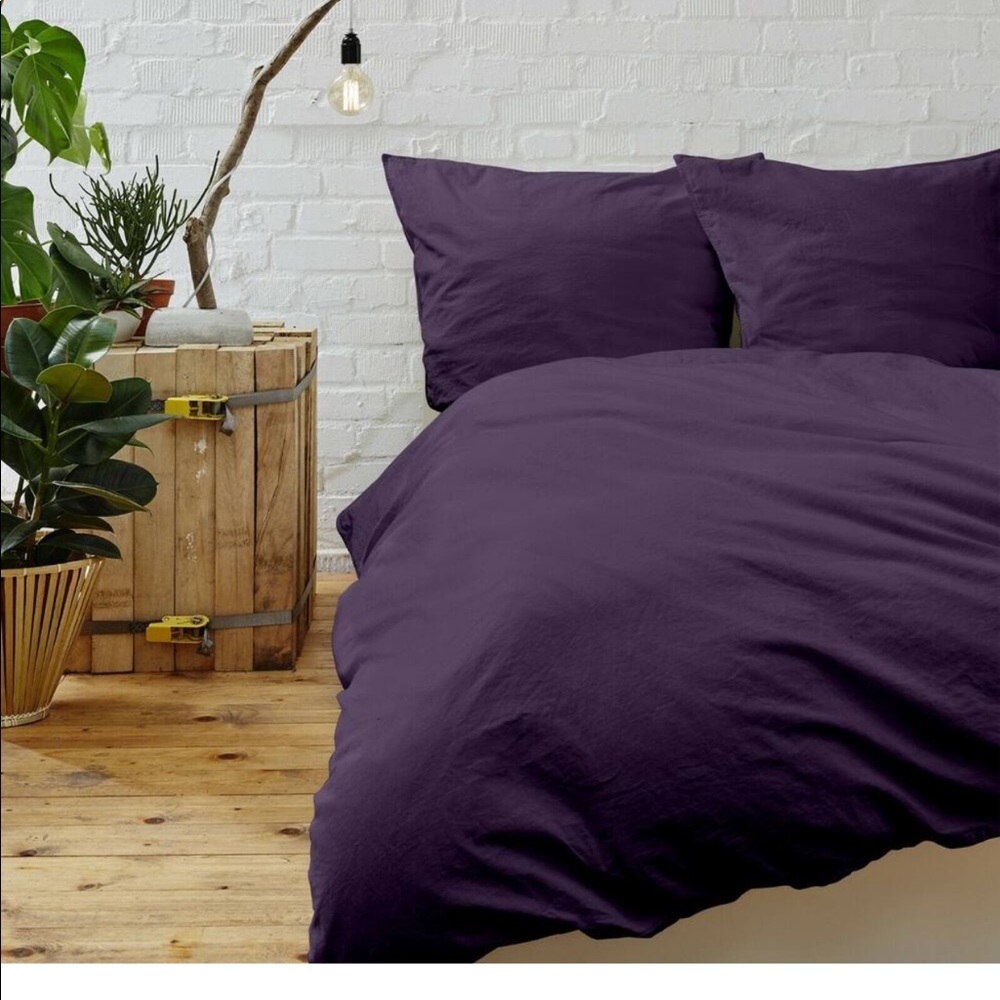 3 PIECE  SOFT 1800 count fiber DUVET COVER SET
